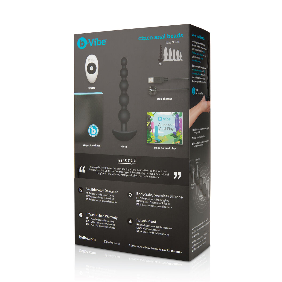 Anaalihelmet B-Vibe 9516 Silikoni
